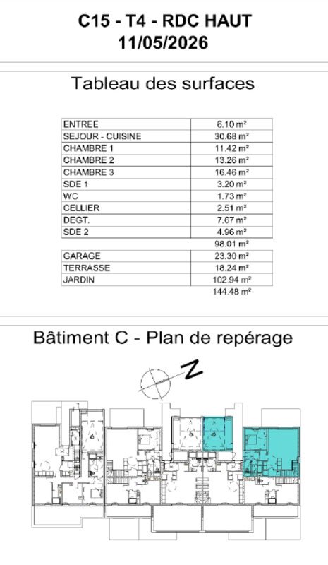 Appartement à vendre, 98m², Beaumont-en-Auge