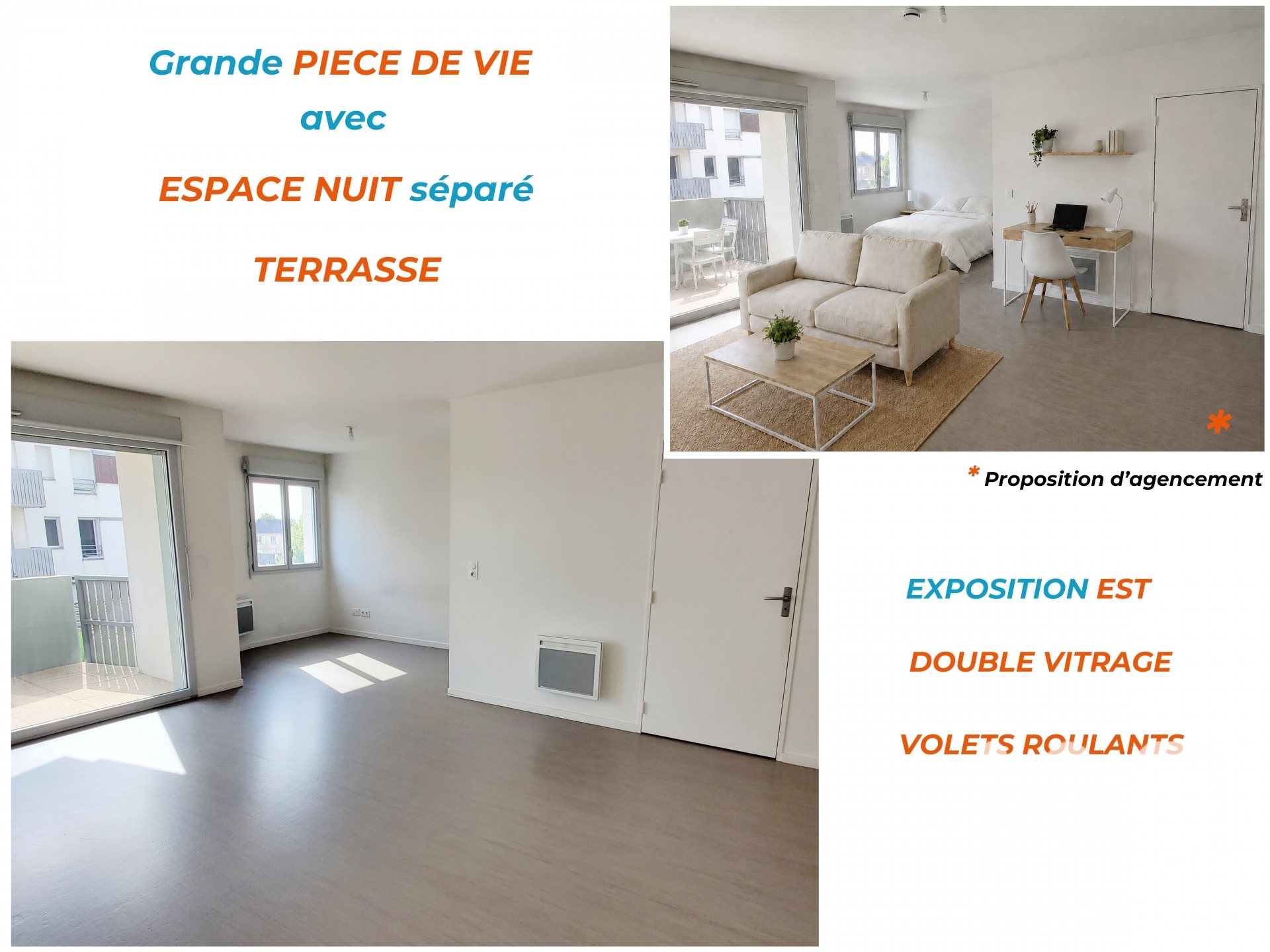 Appartement à vendre, 35m², Tours