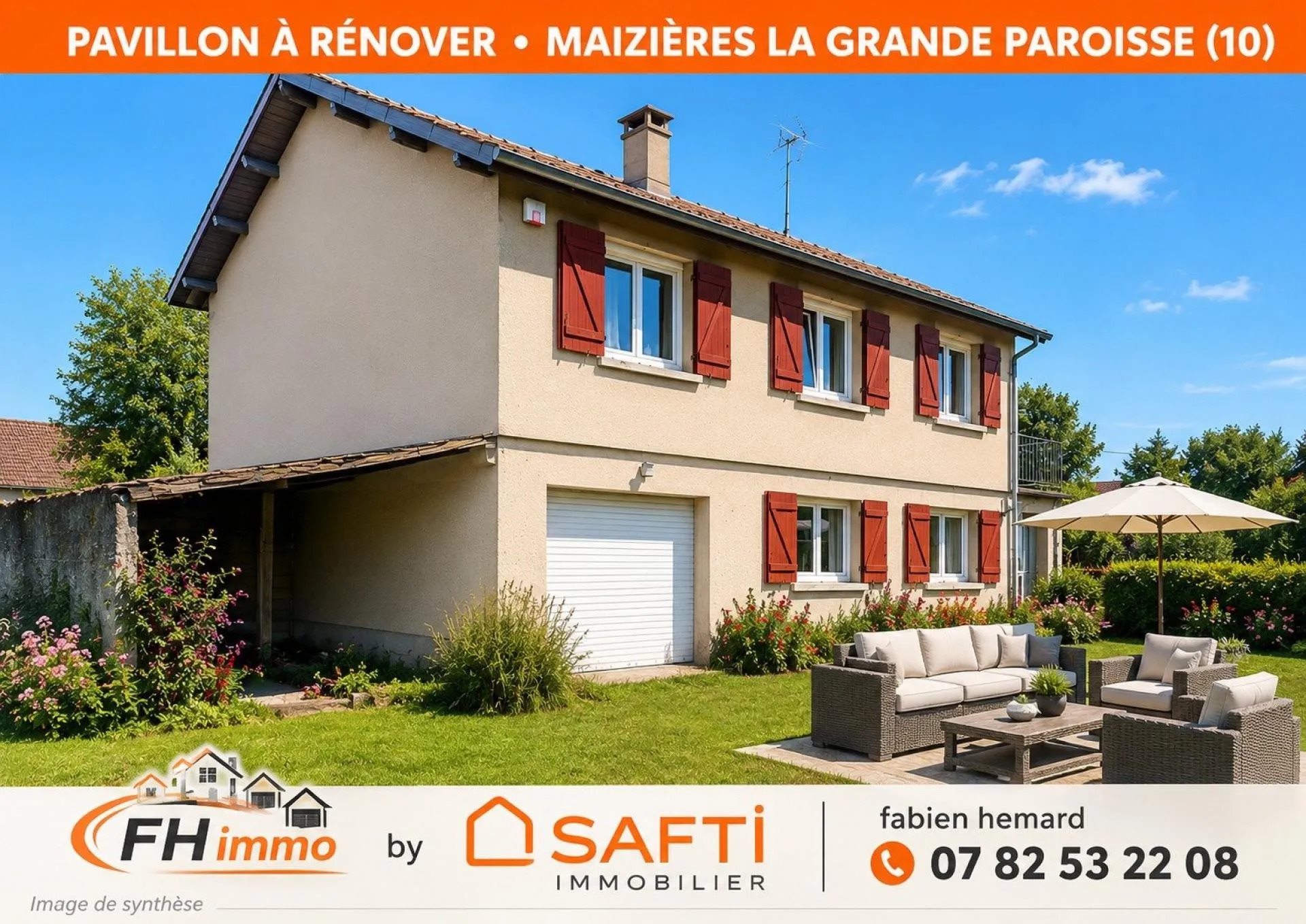 Maison à vendre, 85m², Maizières-la-Grande-Paroisse