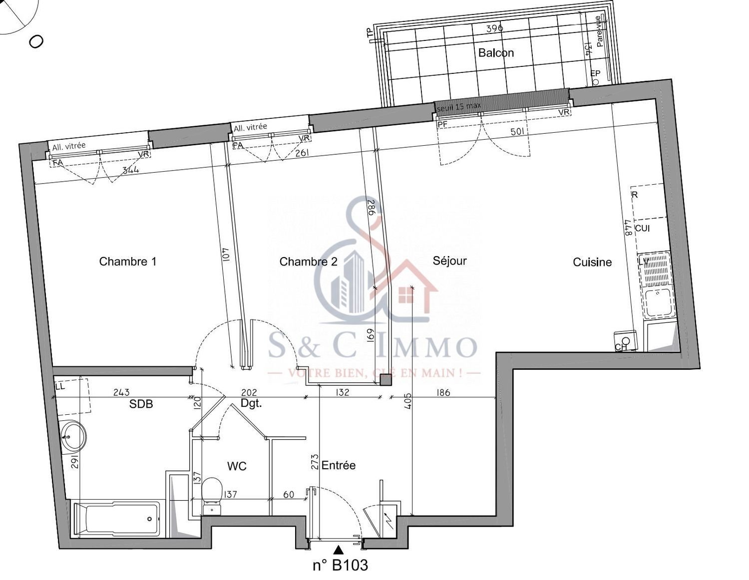 Appartement à vendre, 66m², Épinay-sur-Seine