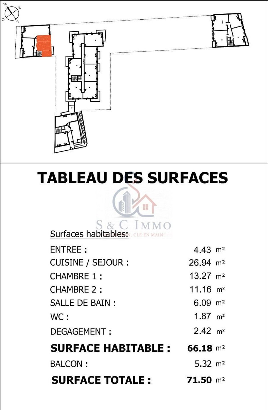 Appartement à vendre, 66m², Épinay-sur-Seine