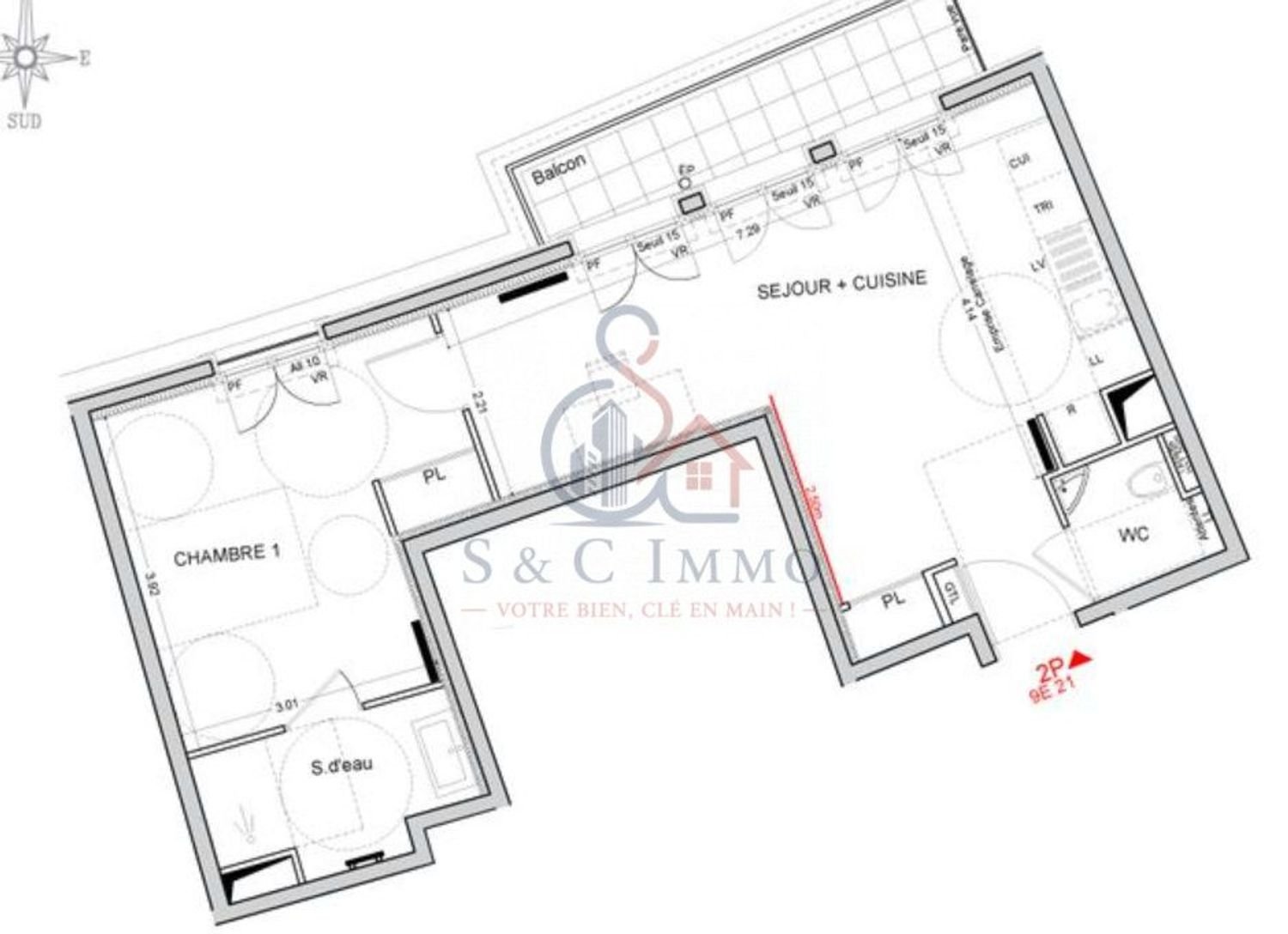 Appartement à vendre, 48m², Nanterre