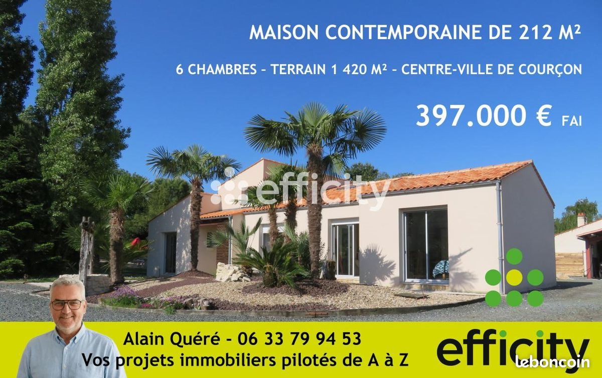 Maison à vendre, 212m², Courçon