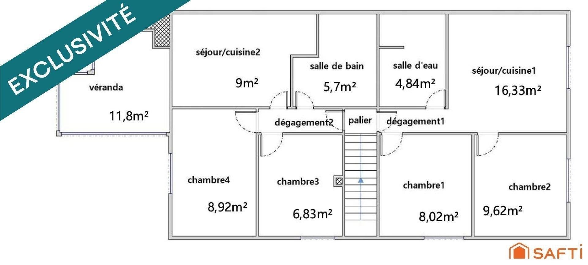 Appartement à vendre, 195m², Romainville
