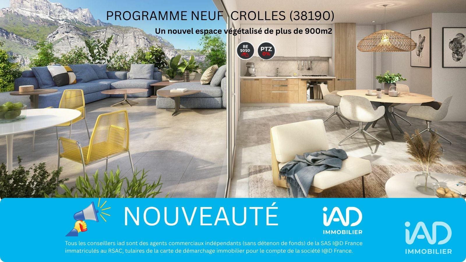Appartement à vendre, 49m², Crolles