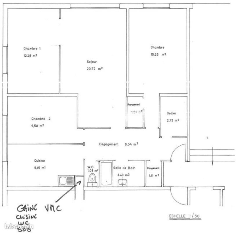 Appartement à vendre, 84m², Le Havre