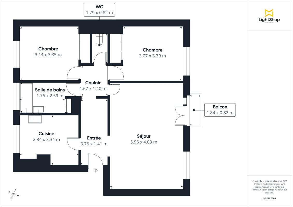 Appartement à vendre, 72m², Saint-Maur-des-Fossés