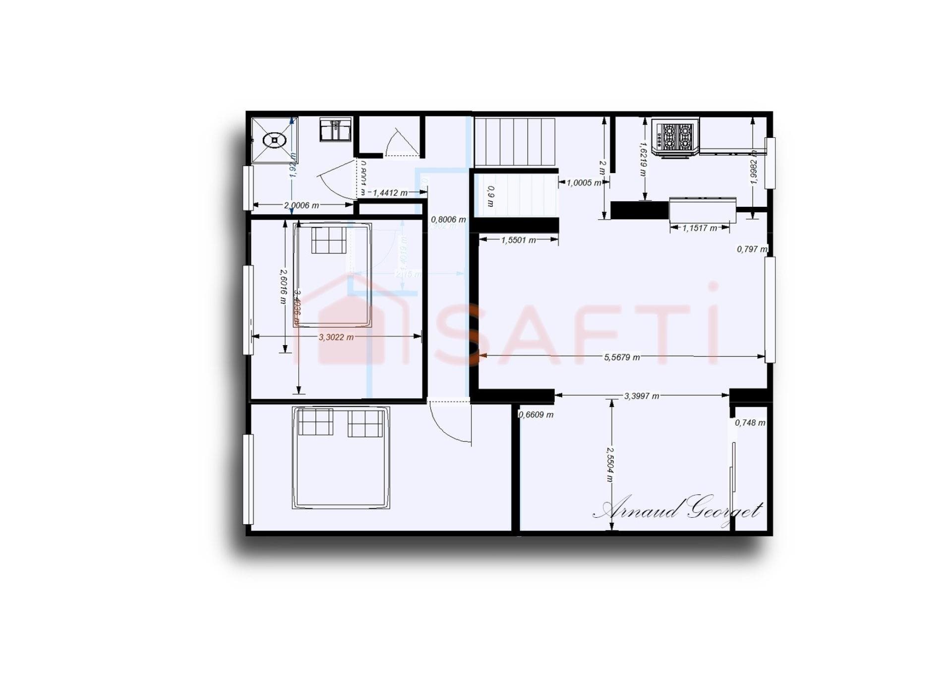 Appartement à vendre, 69m², Fresnes