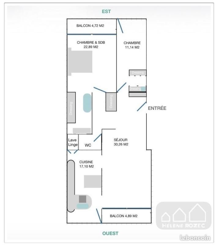 Appartement à vendre, 83m², Strasbourg