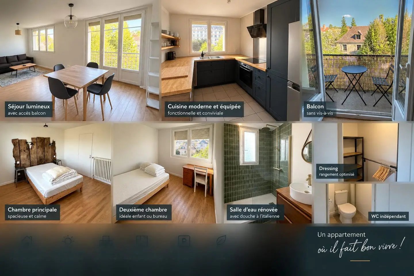 Appartement à louer, 66m², Besançon