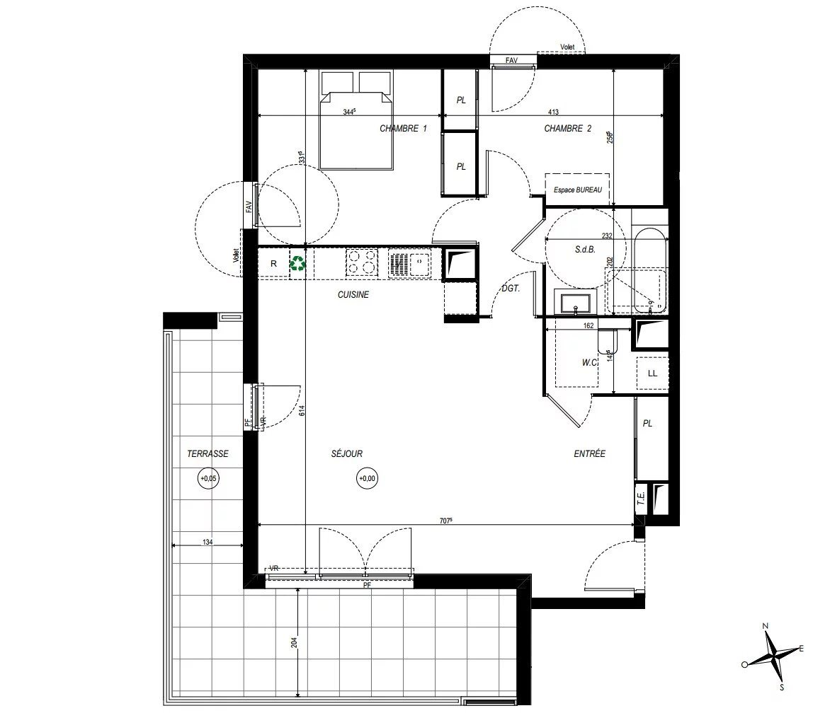 Appartement à vendre, 70m², Saint-Laurent-du-Var