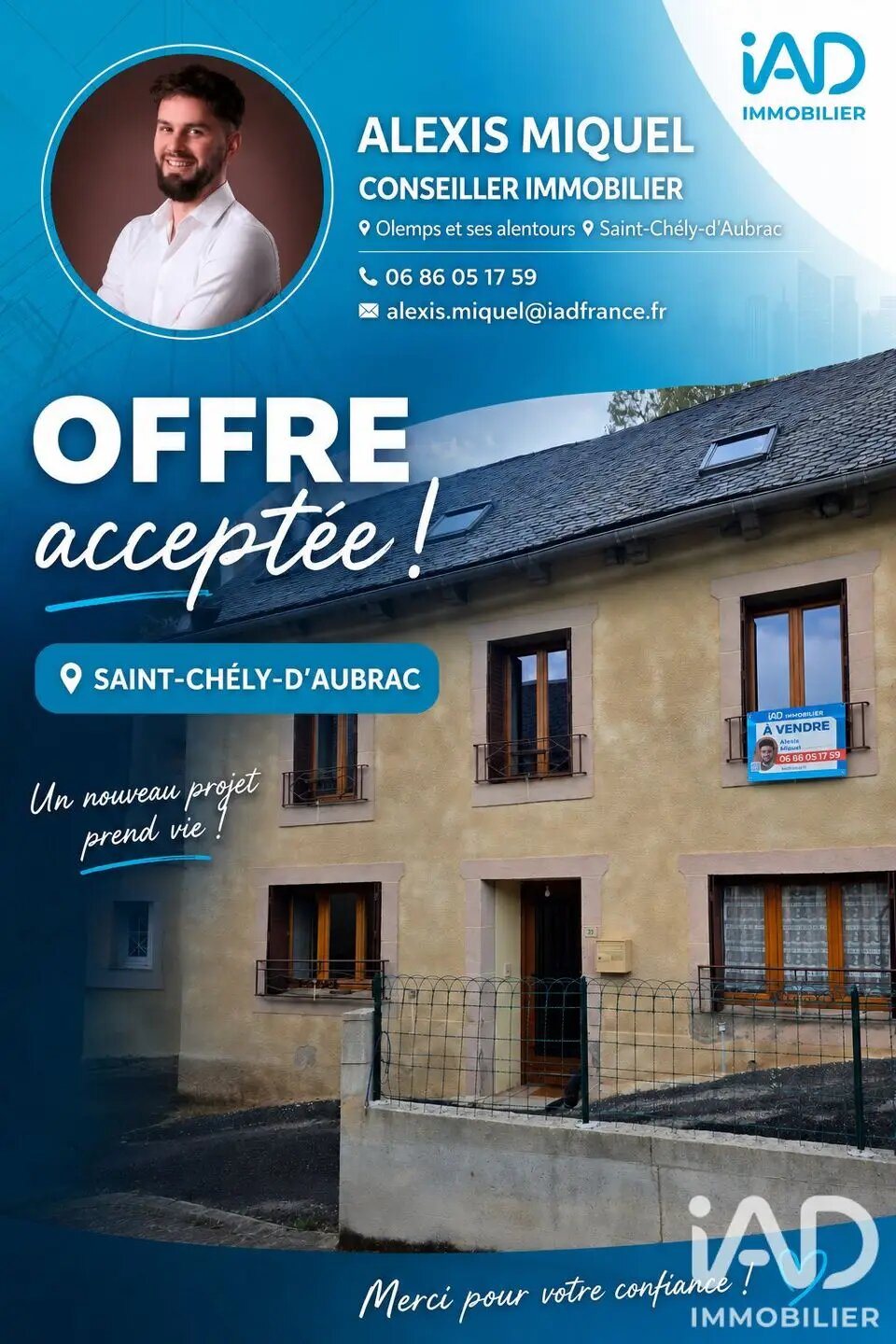 Maison à vendre, 133m², Saint-Chély-d'Aubrac