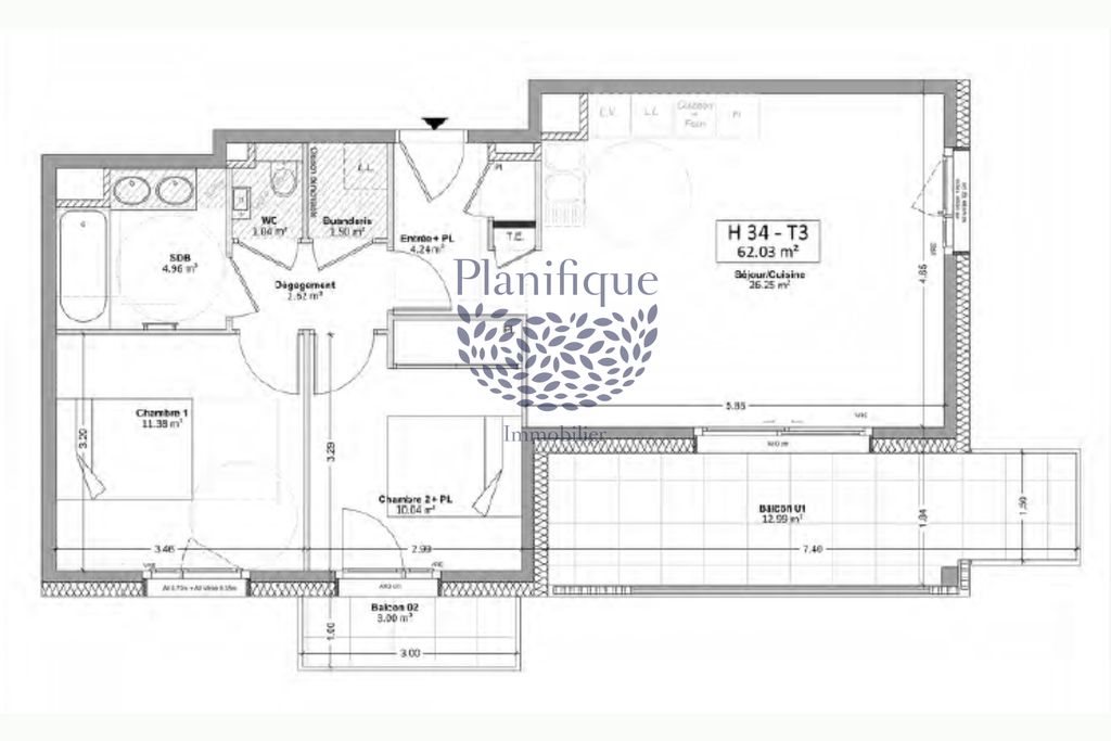 Appartement à vendre, 62m², Collonges-sous-Salève