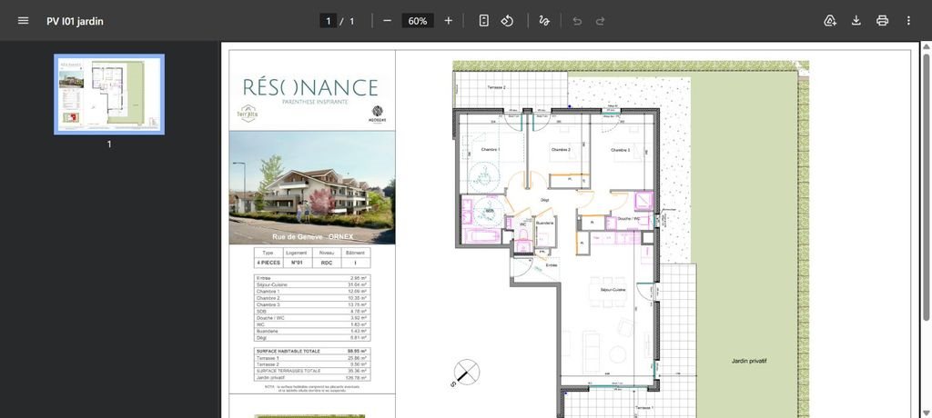 Maison à vendre, 88m², Ornex