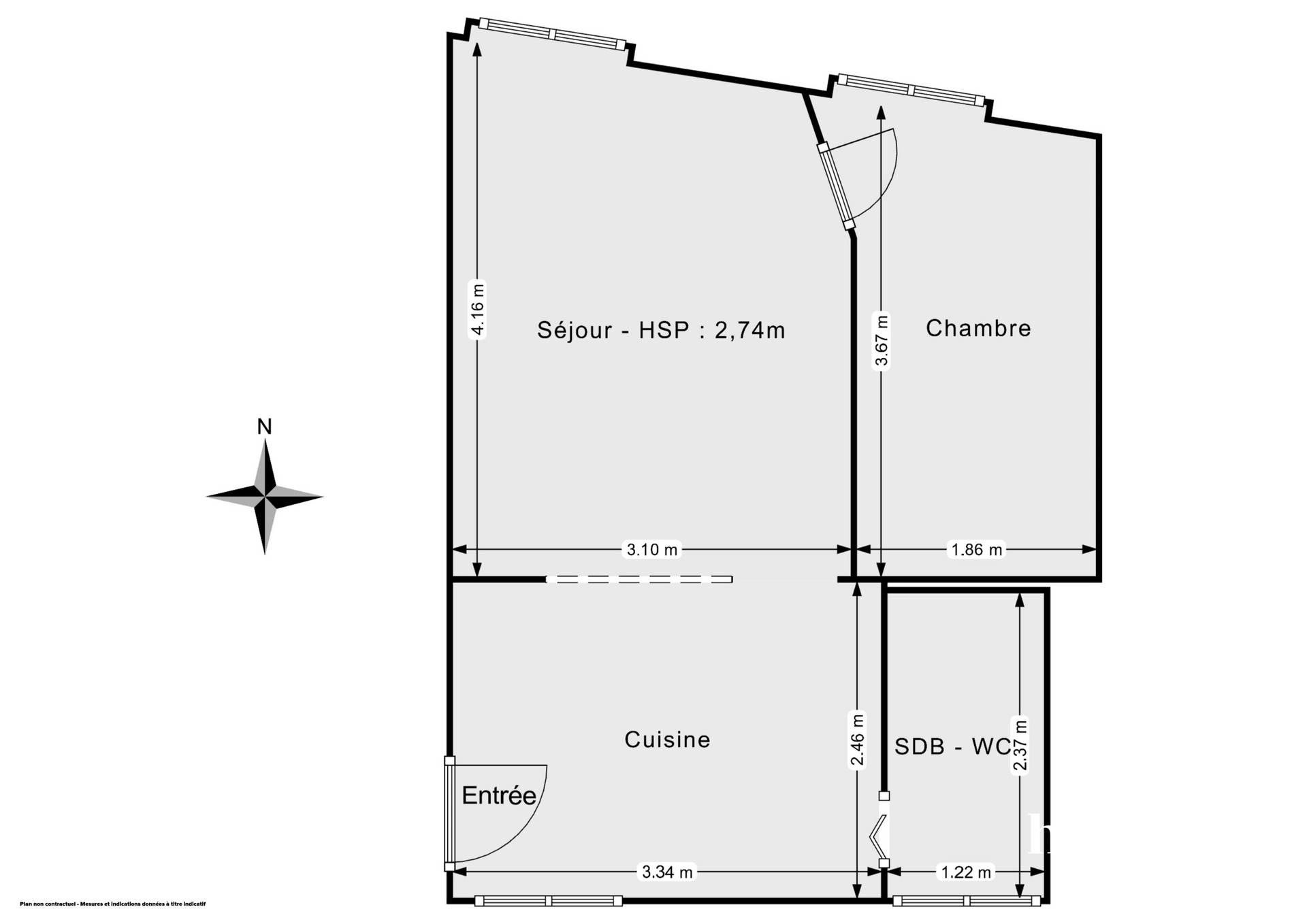 Appartement à vendre, 29m², Paris 11ème