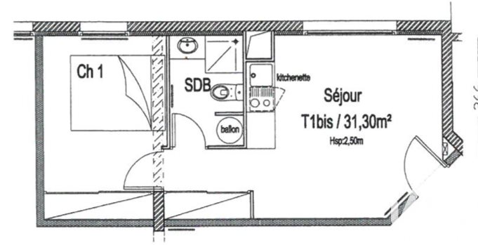 Appartement à vendre, 31m², Limoges