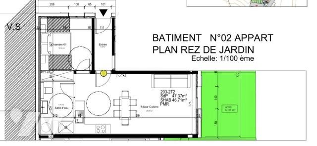 Appartement à vendre, 46m², Niort