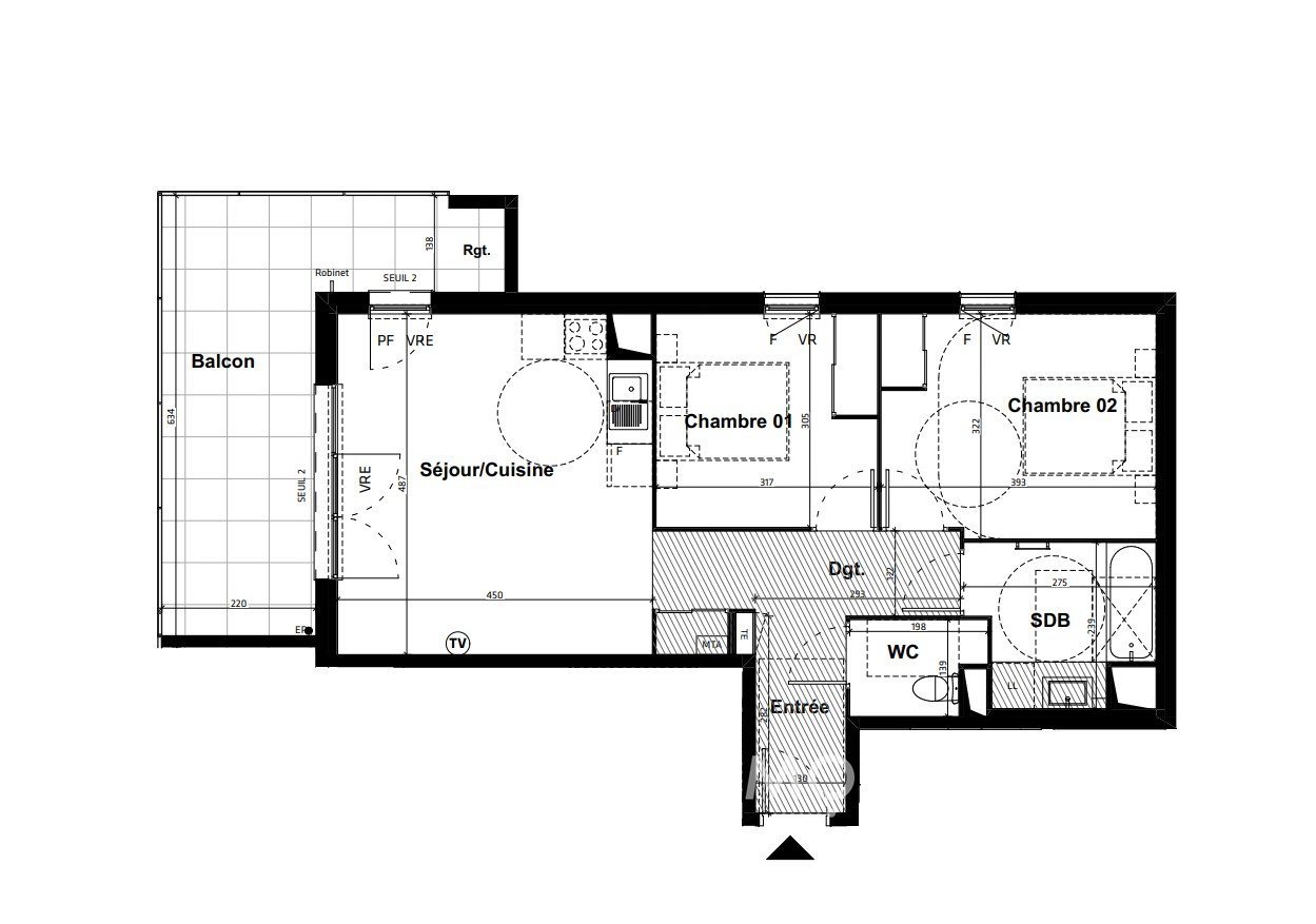 Appartement – Montpellier, Millénaire, Port Marianne - Vue 2