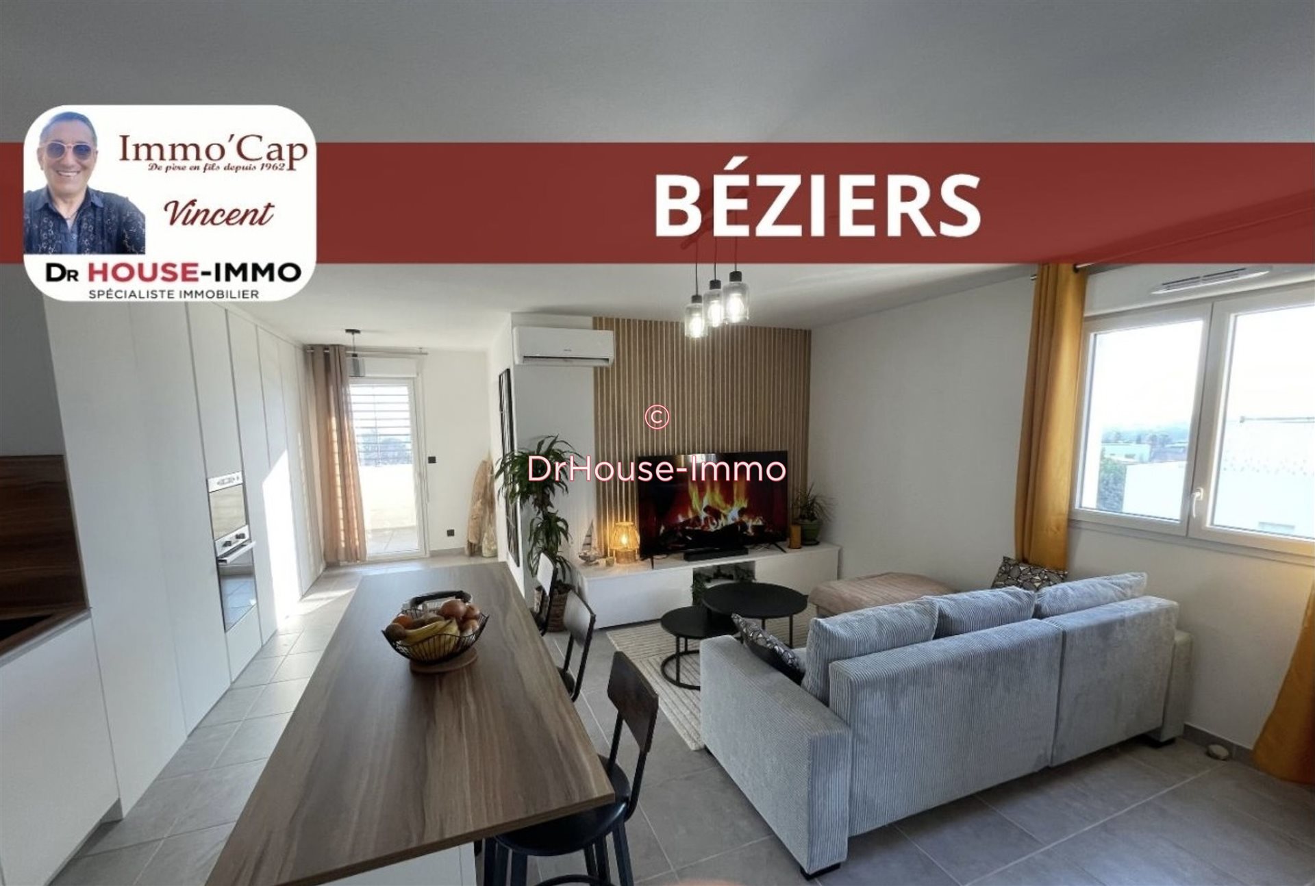 Appartement à vendre, 60m², Villeneuve-lès-Béziers