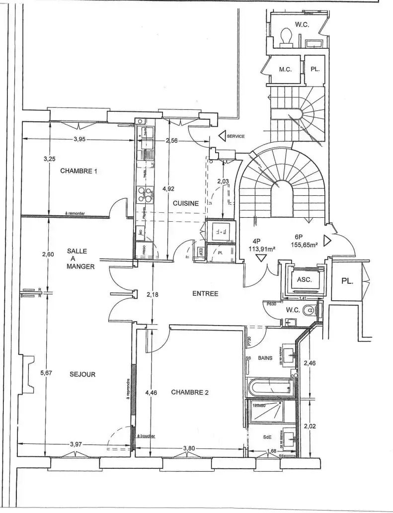 Appartement à louer, 100m², Paris 16ème