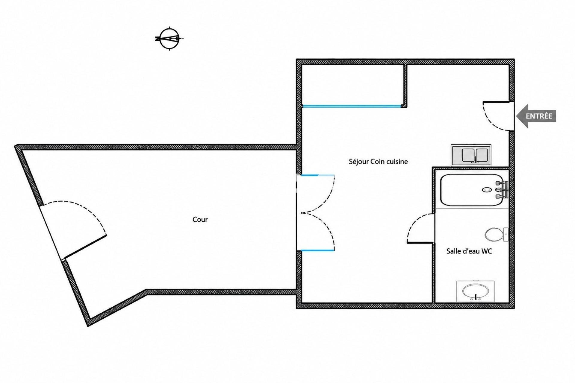 Appartement à vendre, 22m², Eyguières