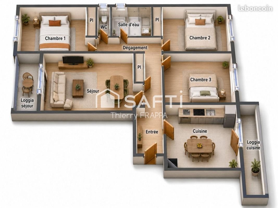 Appartement à vendre, 94m², Ajaccio