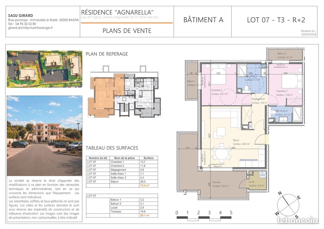 Appartement à vendre, 71m², Porto-Vecchio