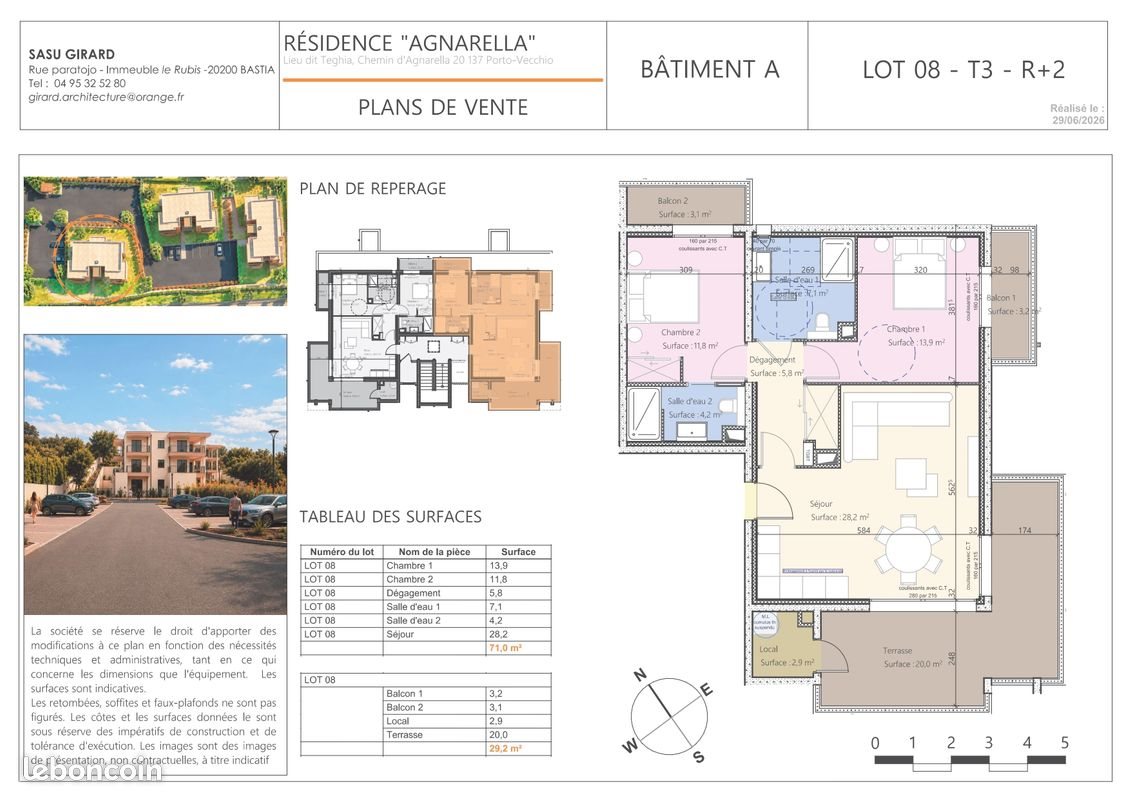 Appartement à vendre, 71m², Porto-Vecchio