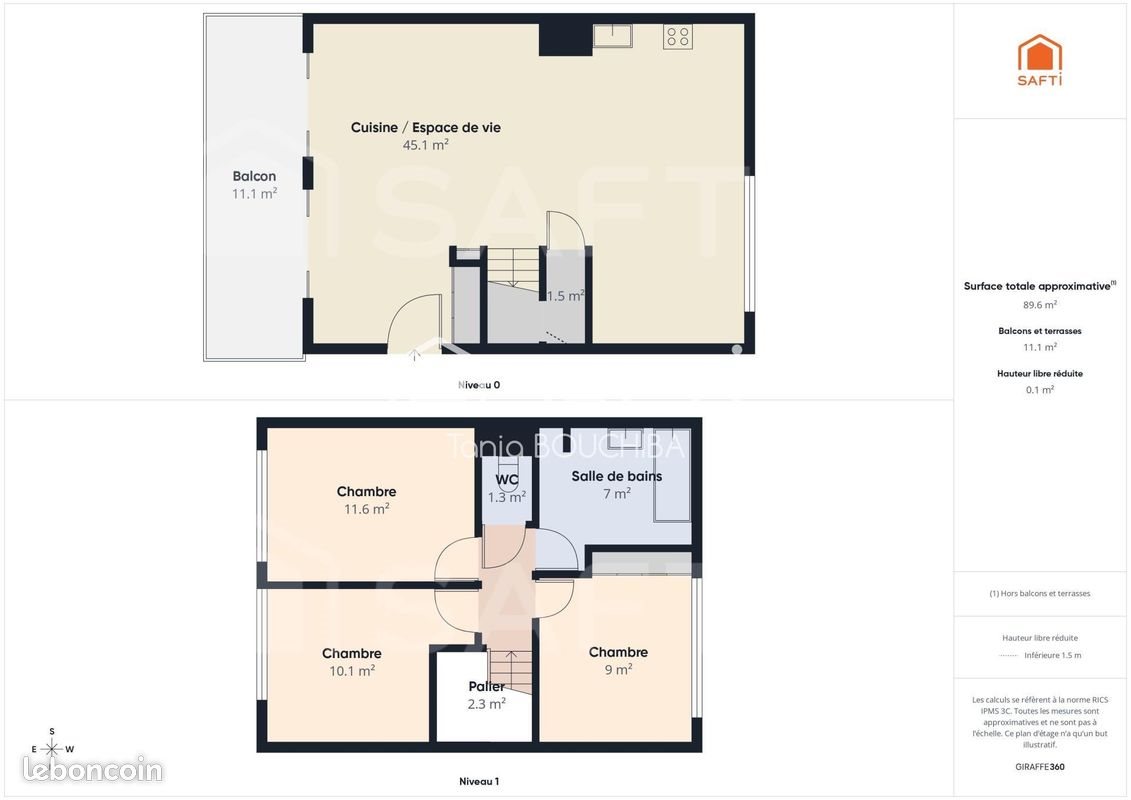 Appartement à vendre, 85m², Bègles