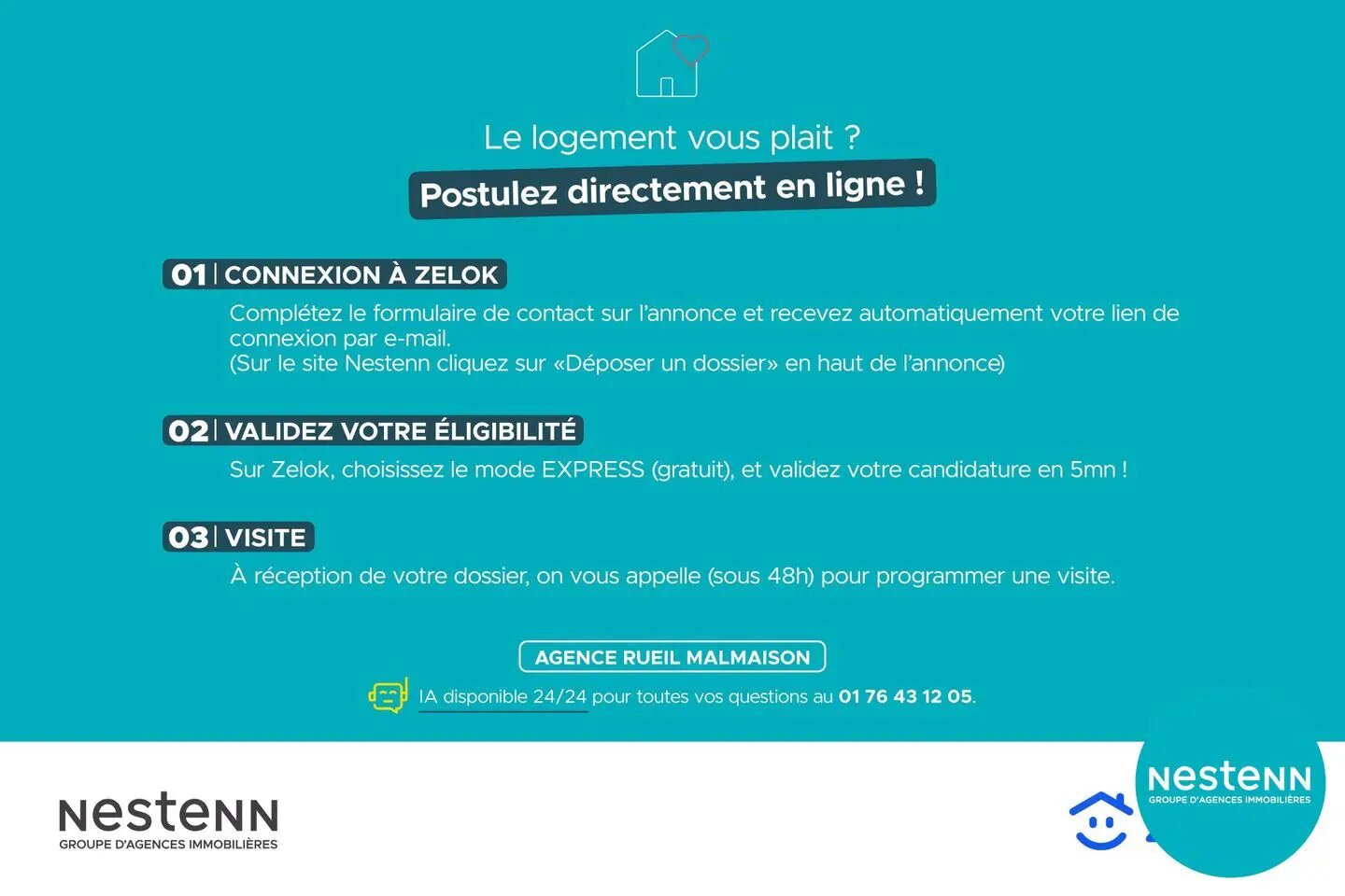 Appartement à louer, 21m², Rueil-Malmaison