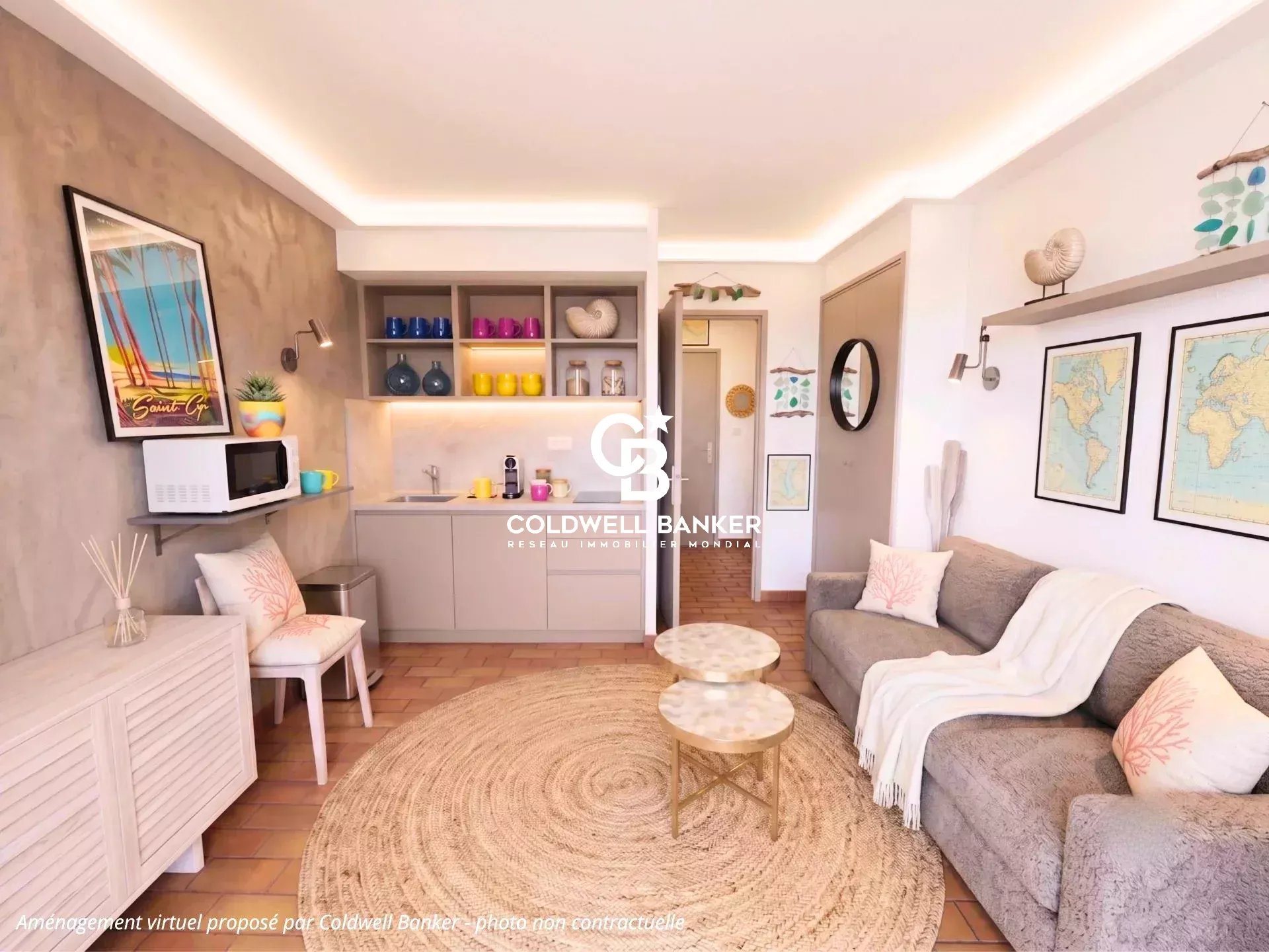 Appartement à vendre, 19m², Saint-Cyr-sur-Mer