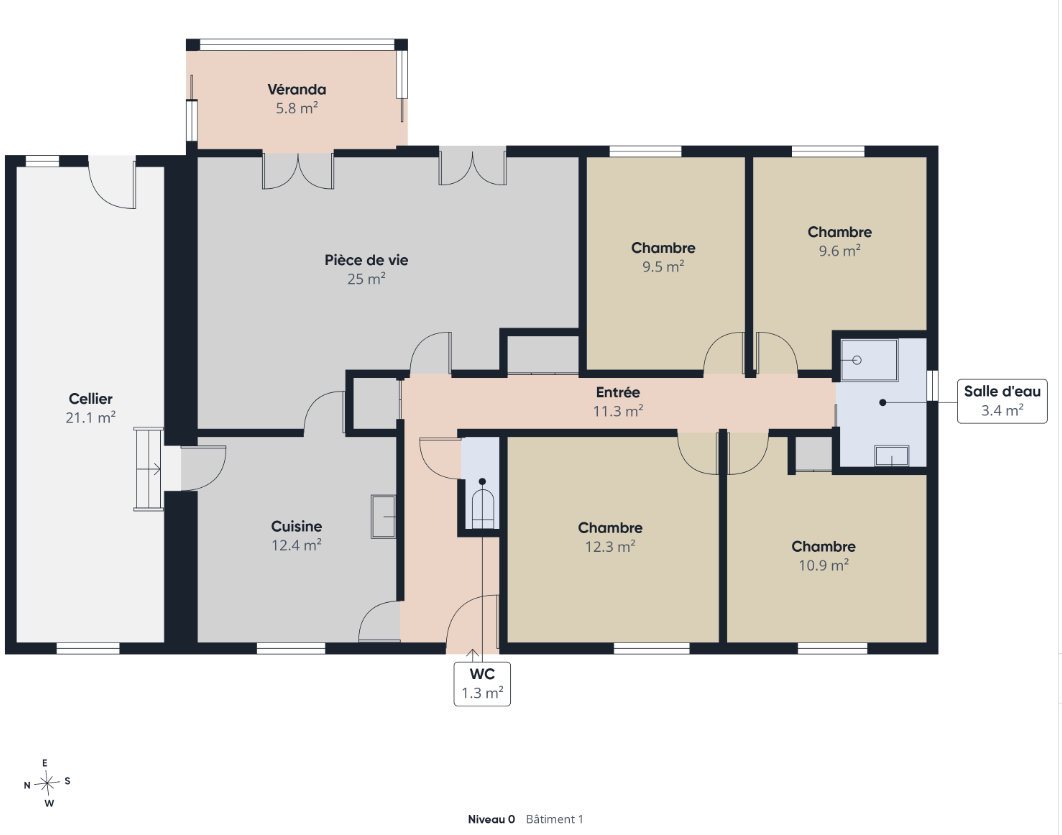 Maison à vendre, 99m², Rion-des-Landes
