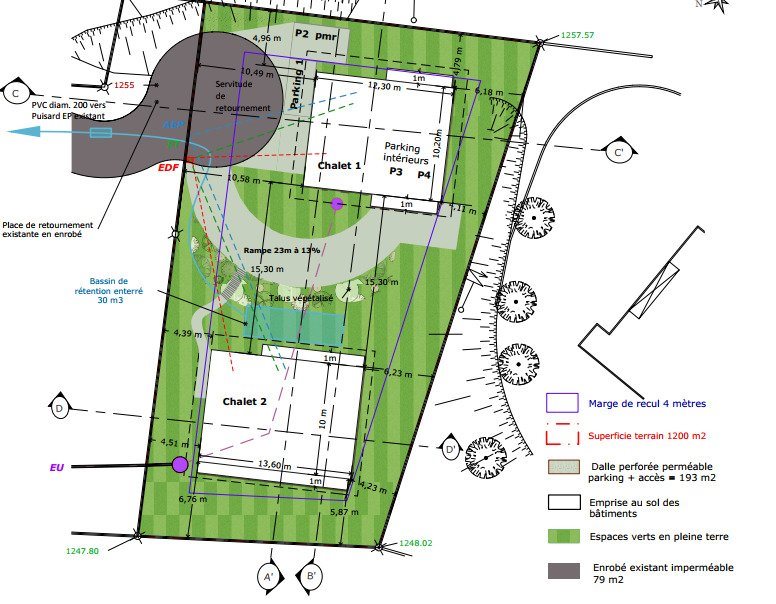 Land with a fully approved building permit - View 4