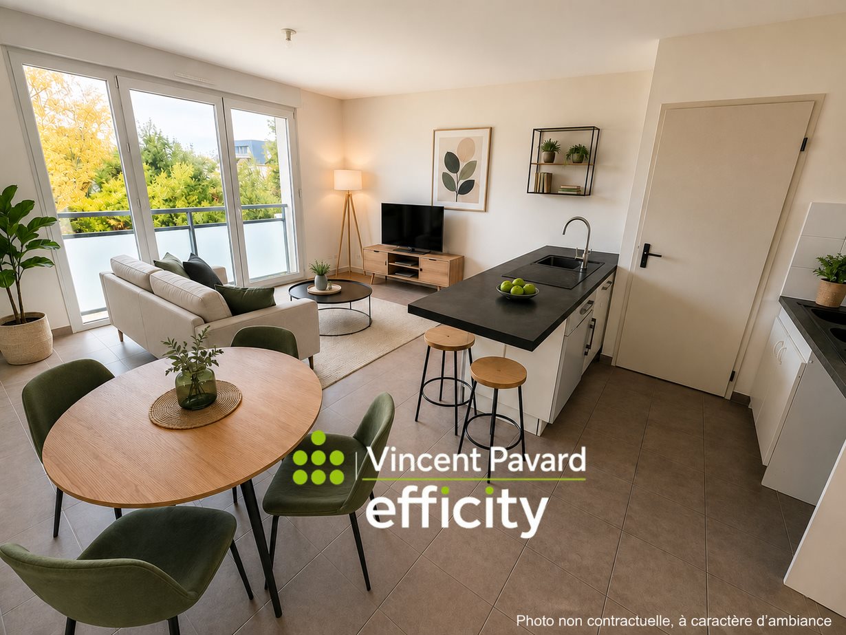 Appartement à vendre, 52m², Tours