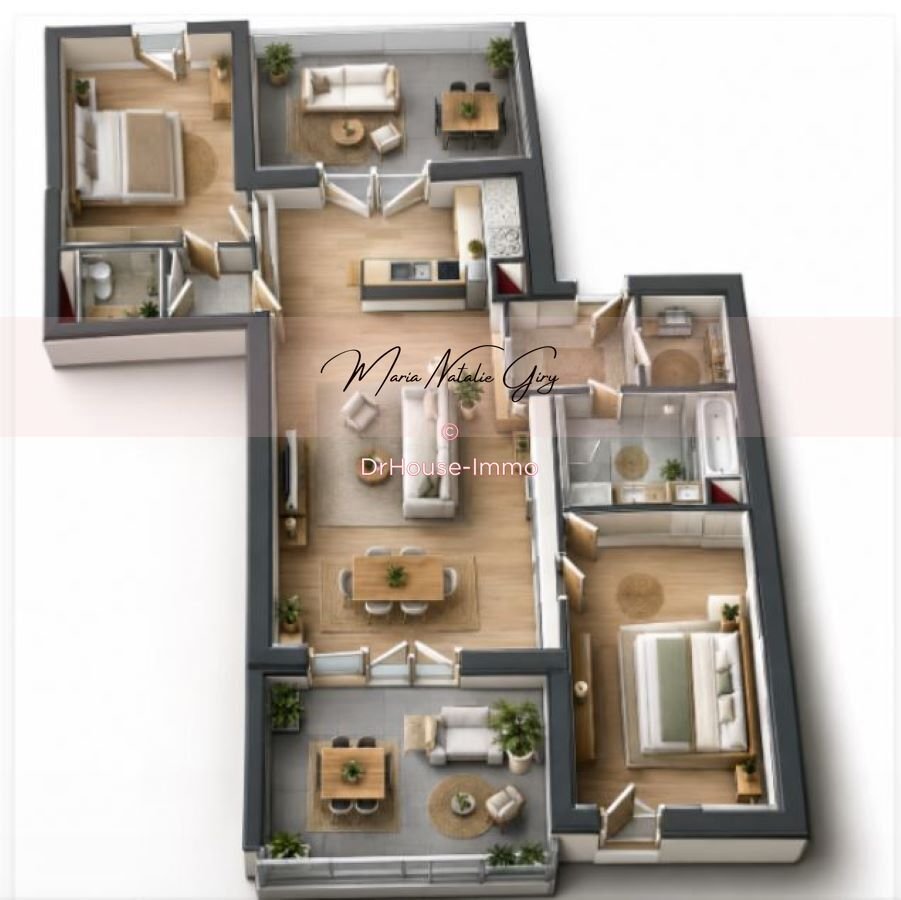 Appartement à vendre, 68m², Cenon