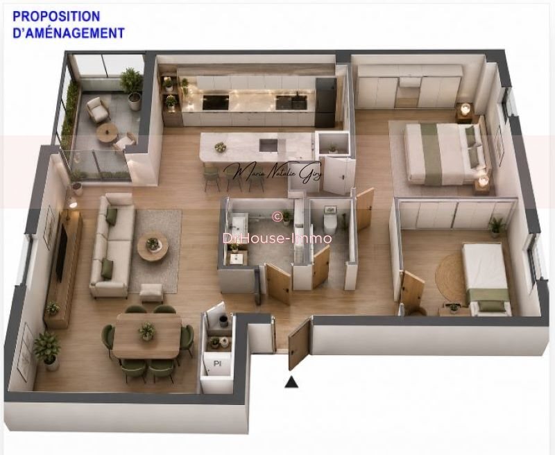 Appartement à vendre, 68m², Mérignac