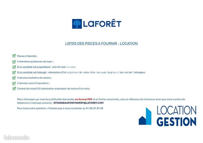 Appartement à louer, 39m², Saint-Fargeau-Ponthierry
