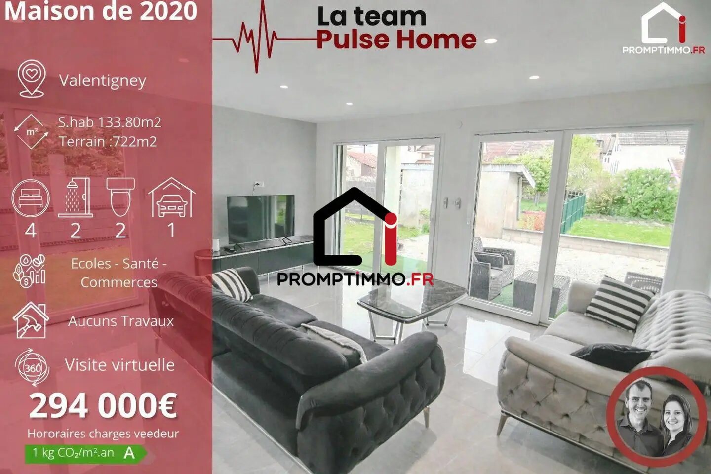 Maison à vendre, 133m², Valentigney