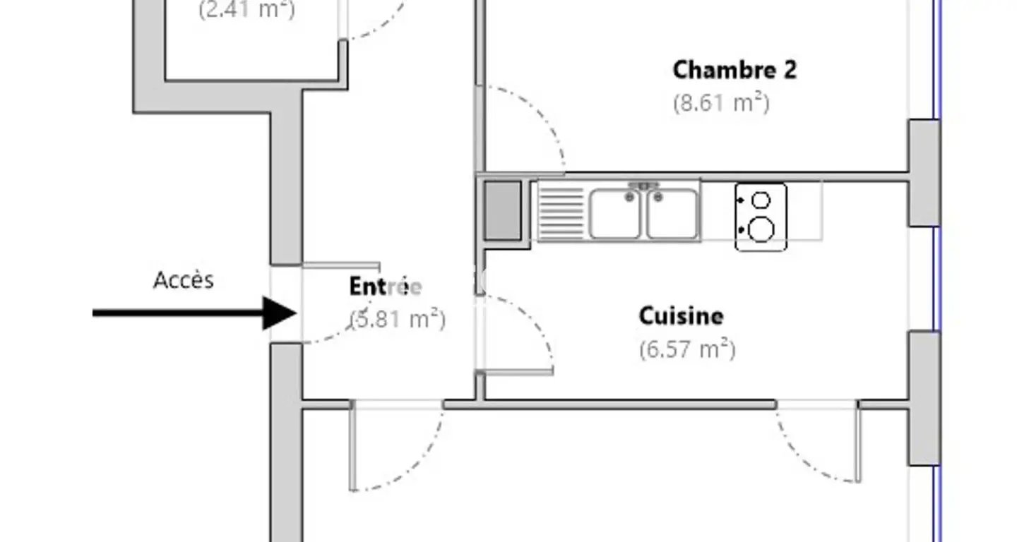 Appartement à louer, 64m², Lille