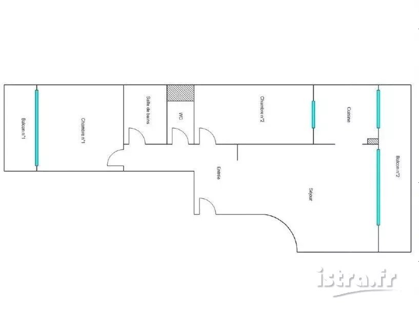 Appartement à vendre, 54m², Nice