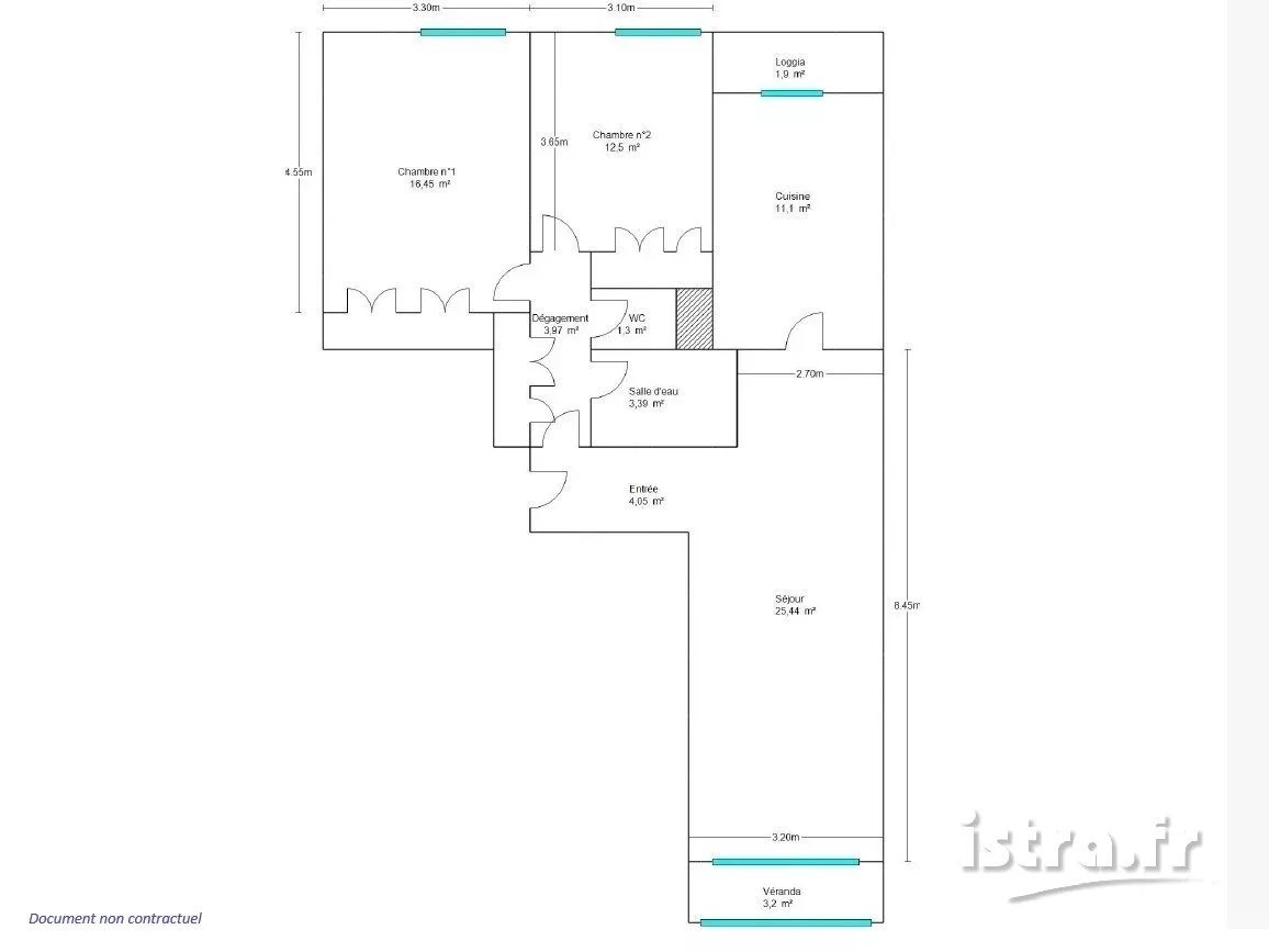 Appartement à vendre, 78m², Nice