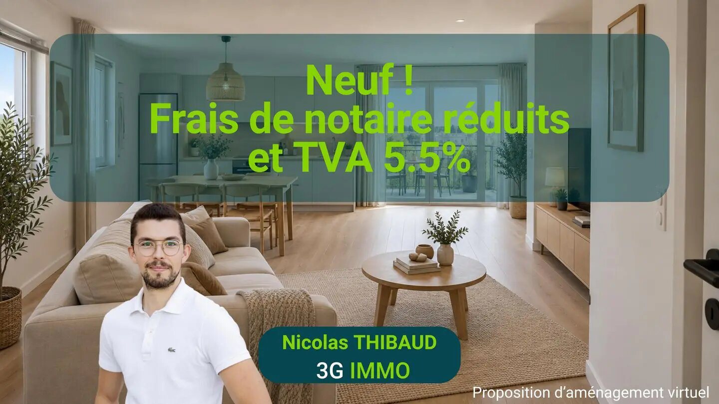 Appartement à vendre, 63m², Grigny