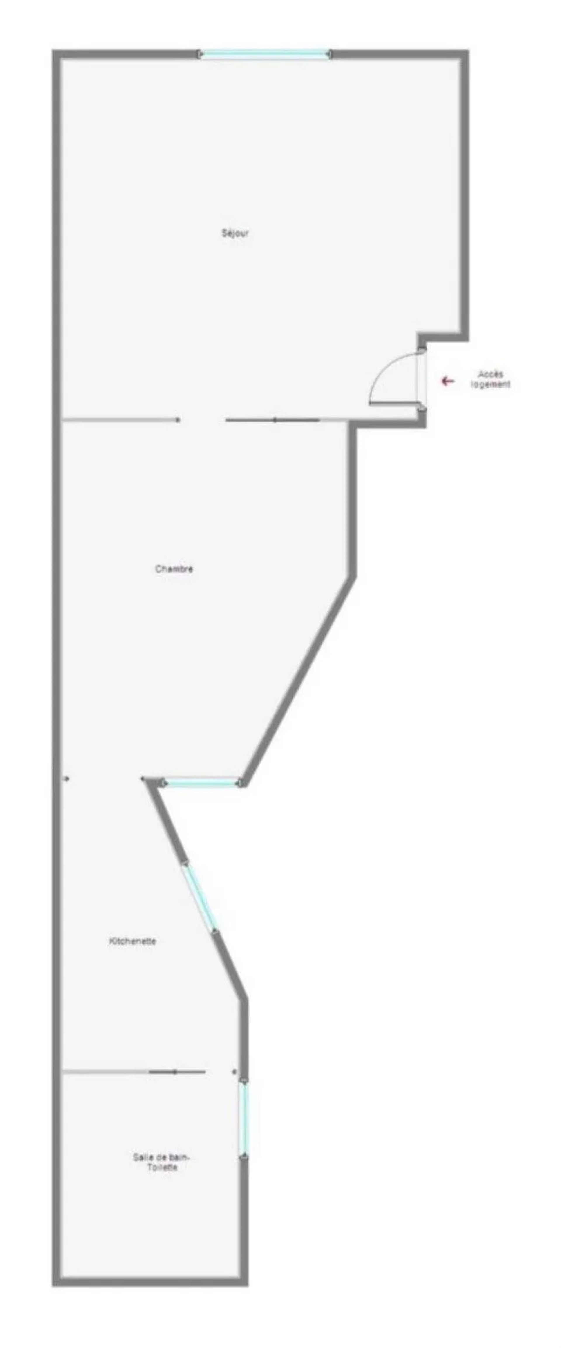 Appartement à vendre, 33m², Reims