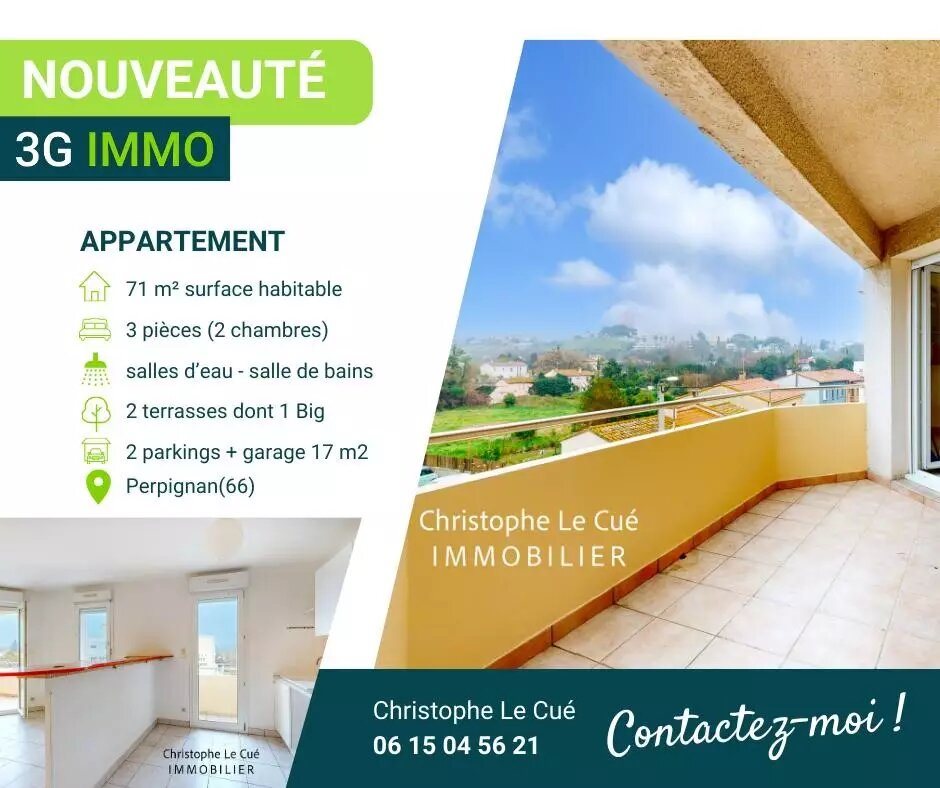 Appartement à vendre, 71m², Perpignan