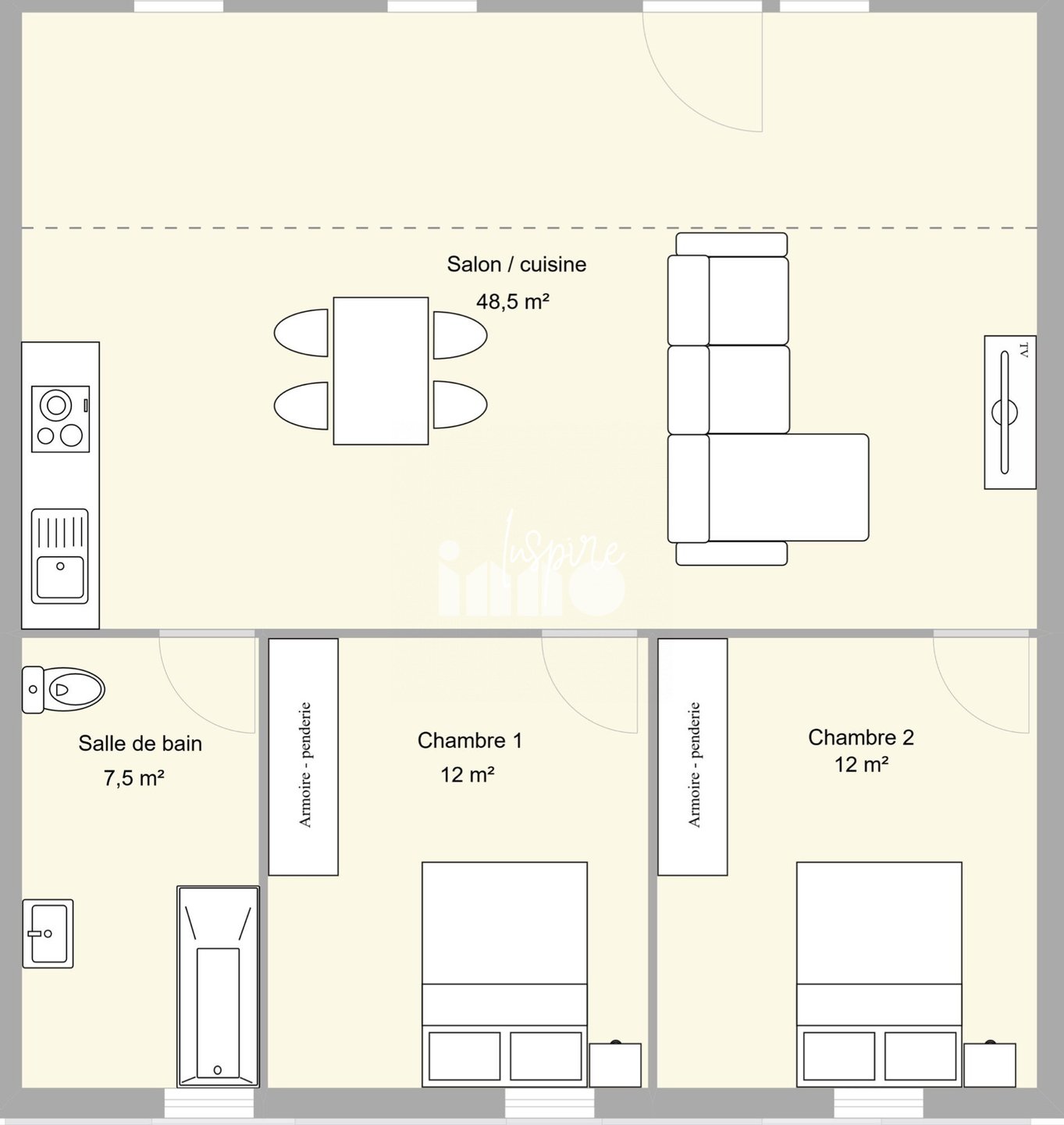 Maison à vendre, 80m², Tourcoing