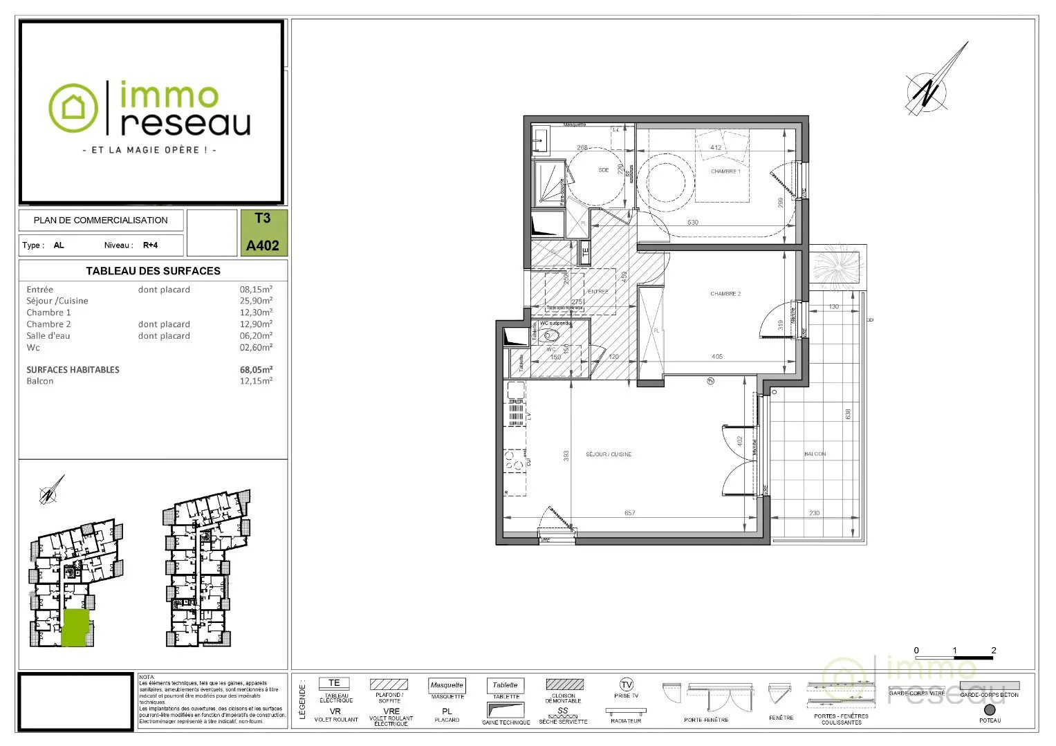 Appartement à vendre, 66m², Sète