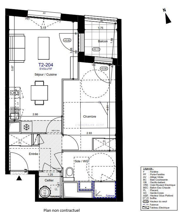 Appartement à vendre, 45m², Treillières