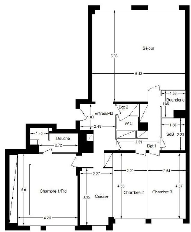 Appartement à louer, 122m², Paris 6ème