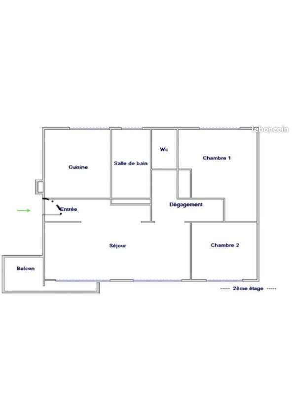 Appartement à louer, 64m², Fresnes