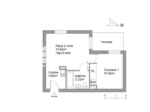 Appartement à louer, 31m², Toulouse